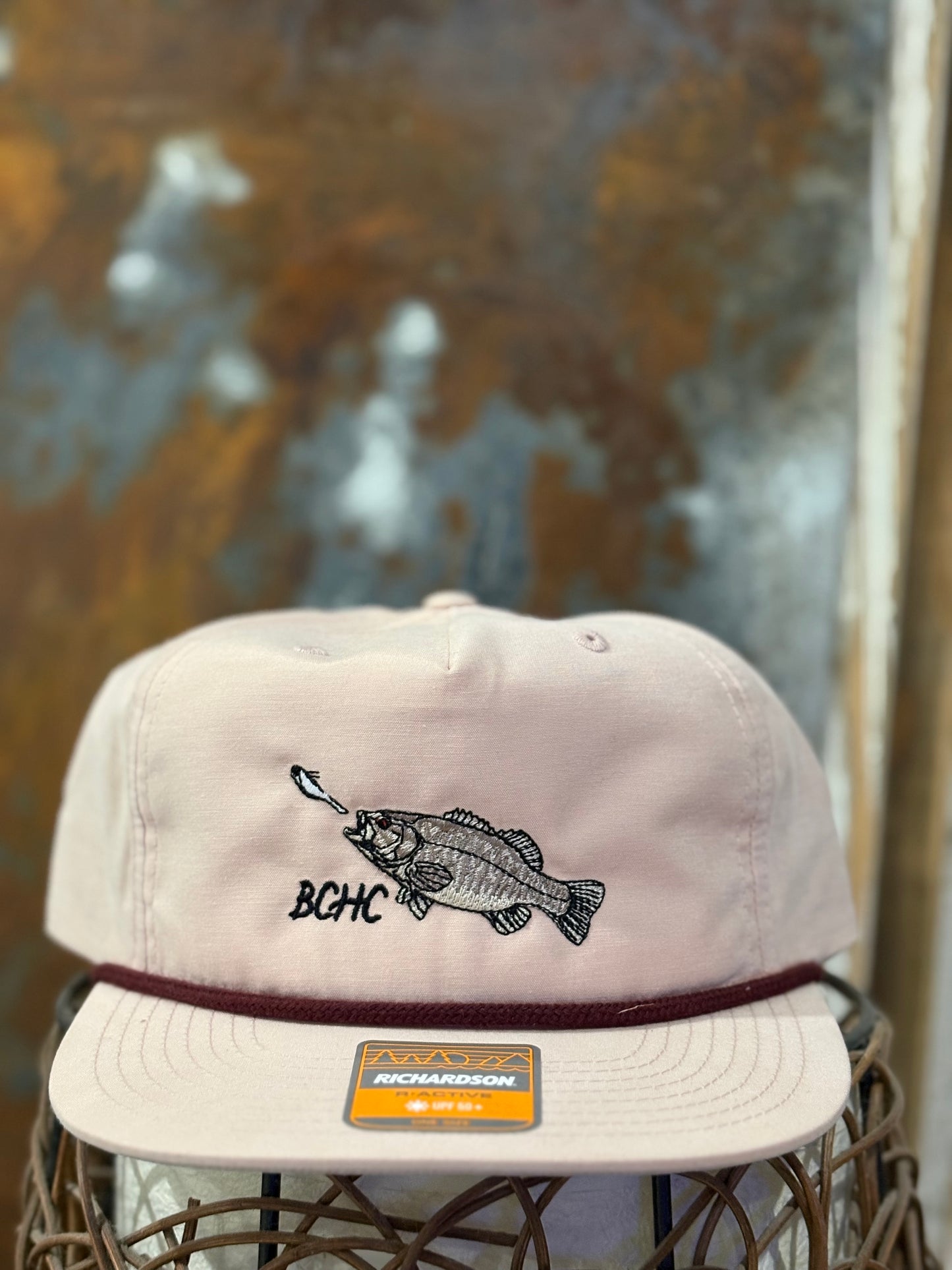 BCHC Smallmouth Logo on Richardson Rope Hat
