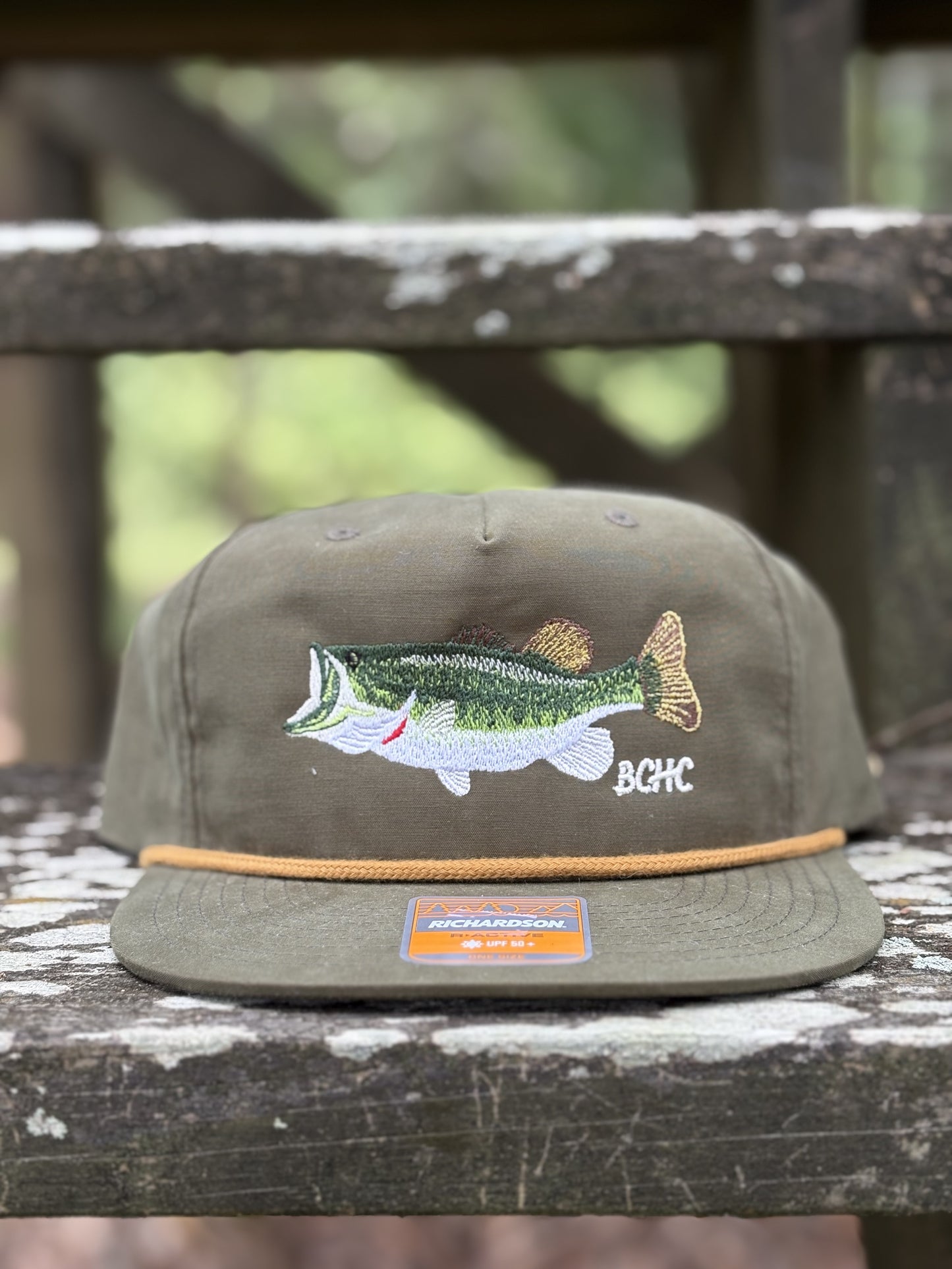 BCHC Green Bass Rope Hat